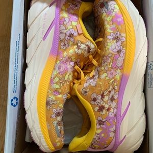 Free People x Hoka floral shoes